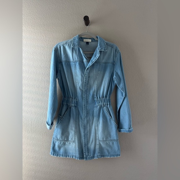 Universal Thread Blue Smocked Mini Dress - Picture 1 of 3
